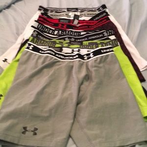 7 pair Under Armour Compression shirts XL